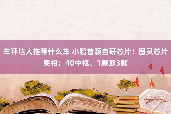 车评达人推荐什么车 小鹏首颗自研芯片！图灵芯片亮相：40中枢、1颗顶3颗